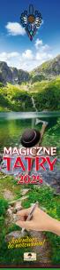 Okładka książki Kalendarz 2025 paskowy wąski Magiczne Tatry
