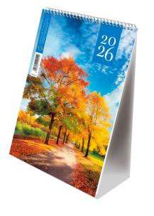 Opakowanie Kalendarz 2025 pionowy ze spiralką jesień