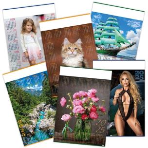 Opakowanie Kalendarz 2025 plakatowy MIX (20szt)