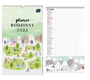 Opakowanie Kalendarz 2025 planer rodzinny Razem