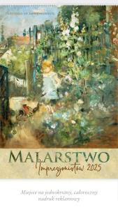 Okładka książki Kalendarz 2025 Reklamowy Malarstwo impresjonistów