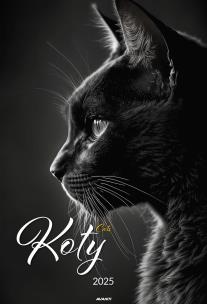 Kalendarz 2025 ścienny A3 Koty. Wydawca: AVANTI. Multiszop.pl Opakowanie Kalendarz 2025 ścienny A3 Koty