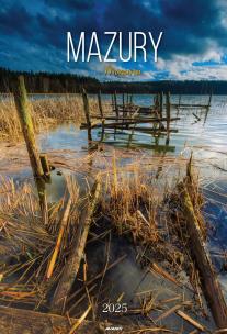 Kalendarz 2025 ścienny A3 Mazury. Wydawca: AVANTI. Multiszop.pl Opakowanie Kalendarz 2025 ścienny A3 Mazury