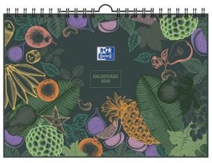 Opakowanie Kalendarz 2025 ścienny A4 Fruits OXFORD