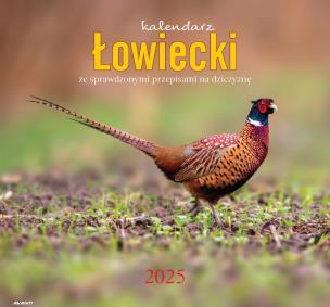 Kalendarz 2025 ścienny albumowy Łowiecki. Autor: Avanti. Multiszop.pl Okładka książki Kalendarz 2025 ścienny albumowy Łowiecki