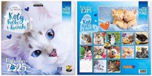 Opakowanie Kalendarz 2025 ścienny Classic Koty