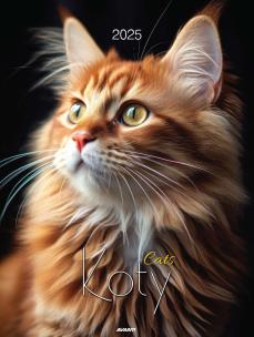 Opakowanie Kalendarz 2025 ścienny Koty