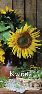 Opakowanie Kalendarz 2025 ścienny paskowy Kwiaty