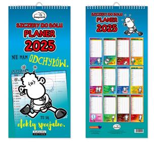 Opakowanie Kalendarz 2025 ścienny planer Sheepworld szczery