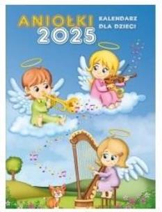 Opakowanie Kalendarz 2025 ścienny wieloplanszowy Aniołki