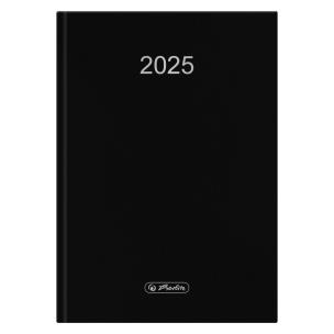 Kalendarz 2025 szefa A5 dzienny czarny. Wydawca: HERLITZ. Multiszop.pl Opakowanie Kalendarz 2025 szefa A5 dzienny czarny