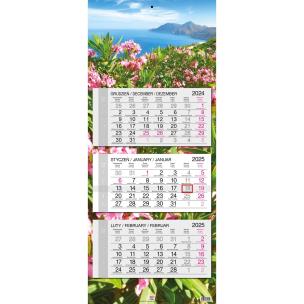 Opakowanie Kalendarz 2025 trójdzielny gł. płaska Grecja Kos