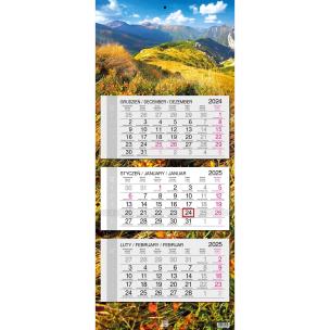 Opakowanie Kalendarz 2025 trójdzielny główka płaska Tatry
