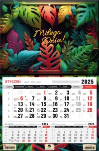 Okładka książki Kalendarz 2025 Trójdzielny jednodzielny Glamour