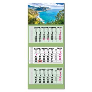 Opakowanie Kalendarz 2025 trójdzielny LUX gł. wypukły Madera
