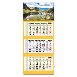 Opakowanie Kalendarz 2025 trójdzielny LUX gł. wypukły Tatry