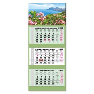 Opakowanie Kalendarz 2025 trójdzielny LUX wypukły Grecja Kos