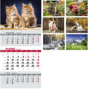 Opakowanie Kalendarz 2025 Trójdzielny Mały MIX