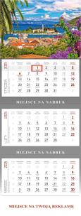 Opakowanie Kalendarz 2025 Trójdzielny Wyspa