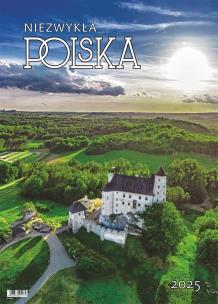 Kalendarz 2025 wieloplanszowy niezwykła Polska. Wydawca: Evena. Multiszop.pl Opakowanie Kalendarz 2025 wieloplanszowy niezwykła Polska