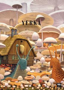 Okładka książki Kalendarz 2025 - Yerka wzór 2