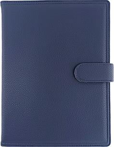 Opakowanie KALENDARZ A5 DZIENNY Z ZAPIĘCIEM 2024 EKOSKÓRA GRANATOWY