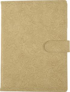 Opakowanie KALENDARZ A5 DZIENNY Z ZAPIĘCIEM 2024 FLOWER KREMOWY