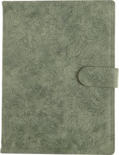 Opakowanie KALENDARZ A5 DZIENNY Z ZAPIĘCIEM 2024 FLOWER NIEBIESKI