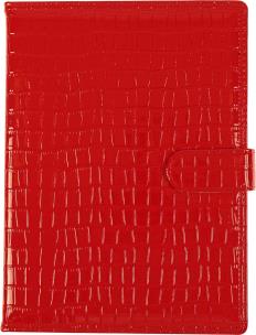 Opakowanie KALENDARZ A5 DZIENNY Z ZAPIĘCIEM 2024 KROKODYL CZERWONY