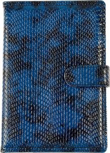 Opakowanie KALENDARZ A5 DZIENNY Z ZAPIĘCIEM 2024 LIZARD GRANATOWY