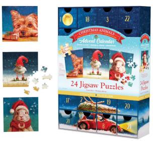 Opakowanie Kalendarz adwentowy 2022 puzzle Funny Christmas Animals 8924-5734