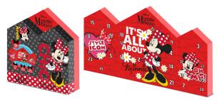 Kalendarz adwentowy Minnie 24 elementy WD22045. Wydawca: Kids Euroswan. Multiszop.pl Opakowanie Kalendarz adwentowy Minnie 24 elementy WD22045