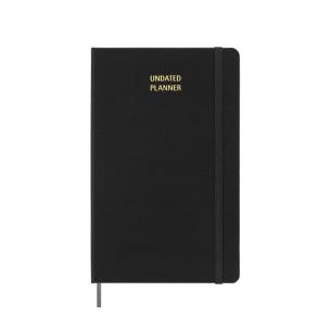 Kalendarz bez dat tygodniowy TW czarny. Wydawca: Moleskine. Multiszop.pl Opakowanie Kalendarz bez dat tygodniowy TW czarny