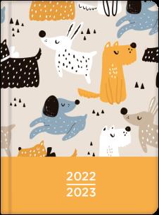 Kalendarz książkowy 18M 2022/2023 Pieski ALBI. Wydawca: Albi. Multiszop.pl Opakowanie Kalendarz książkowy 18M 2022/2023 Pieski ALBI