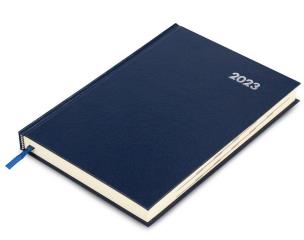 Opakowanie Kalendarz książkowy 2023 A5 niebieski EASY