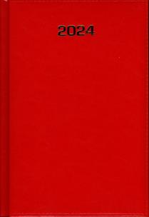 Okładka książki Kalendarz książkowy 2024 A5 dzień na stronie