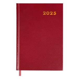 Opakowanie Kalendarz książkowy 2025 A5 czerwony EASY