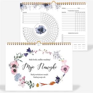 Kalendarz - Moje nawyki. Autor: Zanotuj Mnie. Multiszop.pl Okładka książki Kalendarz - Moje nawyki