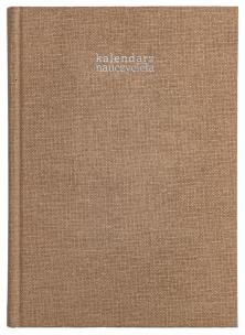 Opakowanie Kalendarz naucz. 2023/24 A5 tyg. Len beżowy