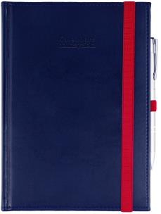 Okładka książki Kalendarz naucz. 2024/2025 A5 D gumka granat