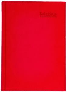 Okładka książki Kalendarz naucz. 2024/2025 B5 tyg. Vivella czerwo