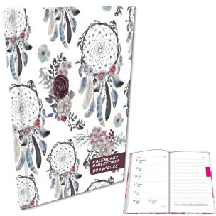 Opakowanie Kalendarz nauczyciela 2024/2025 A5 tygodniowy Boho Łapacz snów
