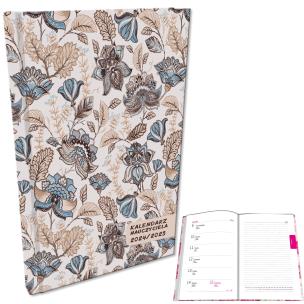 Opakowanie Kalendarz nauczyciela 2024/2025 A5 tygodniowy Kwiaty Kawowe
