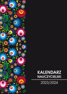Okładka książki Kalendarz nauczycielski 2023/2024 folk