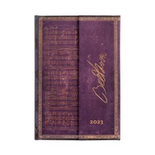 Opakowanie Kalendarz Paperblanks 2023 Beethoven, Violin Sonata No. 10 Mini Tygodniowy
