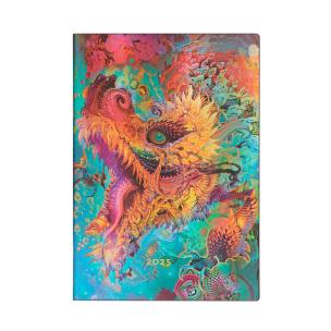 Opakowanie Kalendarz Paperblanks 2025 Humming Dragon Midi tygodniowy HOR Flexi