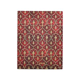 Opakowanie Kalendarz Paperblanks 2025 Red Velvet Ultra tygodniowy VER Flexi