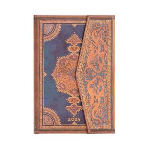 Opakowanie Kalendarz Paperblanks 2025 Safavid Indigo Mini tygodniowy HOR