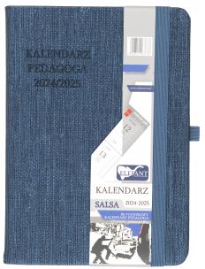 Opakowanie Kalendarz pedagoga 2024-2025 B6 tyg Salsa granat