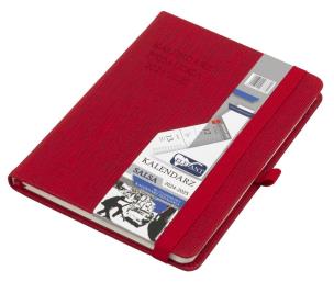 Opakowanie Kalendarz pedagoga 2024/25 B6 tyg Salsa czerwony